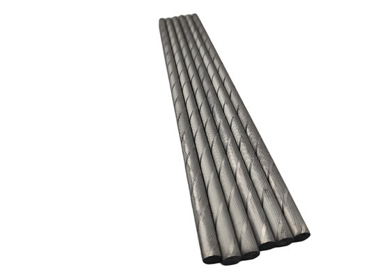品質  Customizable Length Ground Surface Finish Cemented Carbide Helical Rods for Precision Cutting 工場