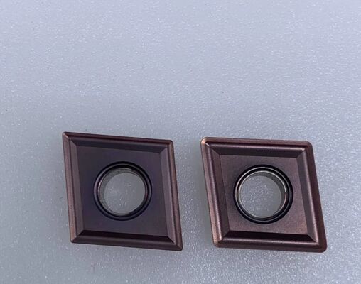 CNMG 120408 80° ダイヤモンド形,双面設計,CNCターニングのための負のレークのカービッド挿入物